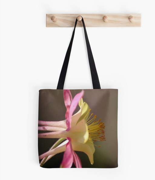 Classic Columbine Flower Bloom tote bag.jpg