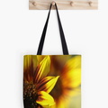 Colors of The Sunflower tote bag