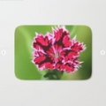 Flashy Dianthus Flower Bath Mat