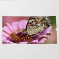 West Coast Painted Lady Butterfly Beach Towel