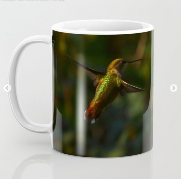 Hummingbird Near Totality 2017 Oregon Coffee Mug3.jpg