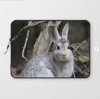 Snowshoe Hare Rabbit Laptop Sleeve