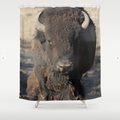 Bison Of The West Shower Curtain.jpg