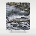Cascades In The River Shower Curtain