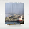 Pacific Coast Lighthouse Shower Curtain