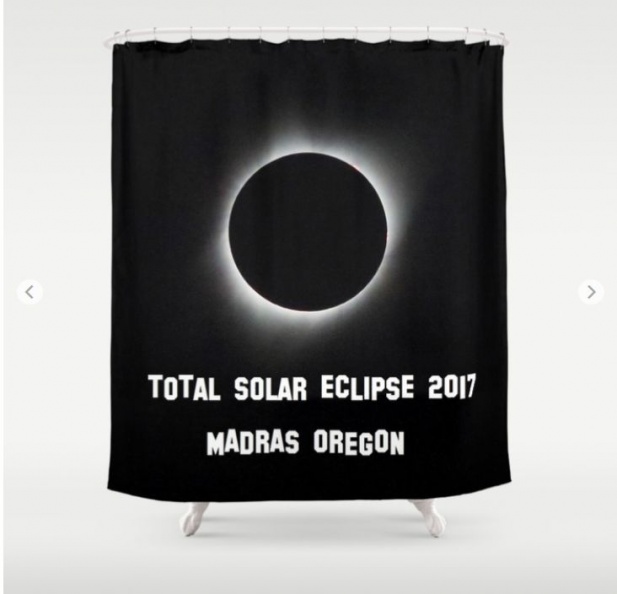 Total Solar Eclipse 2017 Shower Curtain.jpg