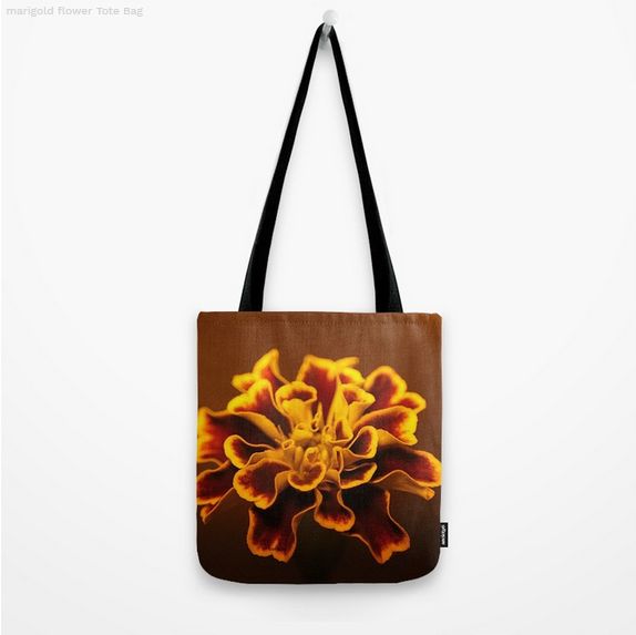 Marigold Flower Tote Bag 2.jpg