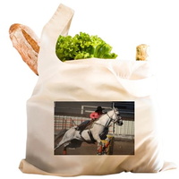 ride em cowgirl reusable shopping bag