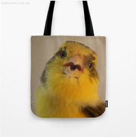 Singing Canary Tote Bag