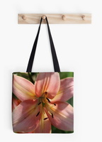 Lily Flower Bloom tote bag