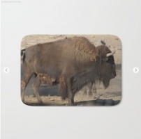 Buffalo Bull Bath Mat