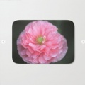 Pink Ruffled Poppy Flower Bath Mat