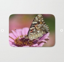 West Coast Painted Lady Butterfly Bath Mat