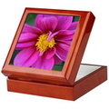 dahlia flower bloom keepsake box