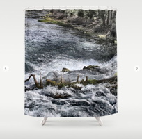 Cascades In The River Shower Curtain