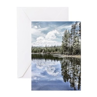 design of water reflections greeting cards