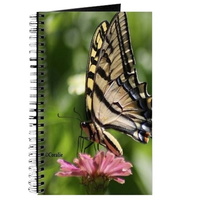 colorful yellow swallowtail butterfly journal