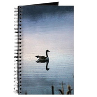 goose in the early morning light journal