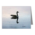 goose in the early morning light note cards