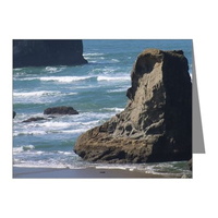 pacific-ocean-beach-scene-note cards pk of 20