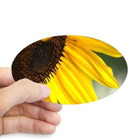 personality of the sunflower sticker