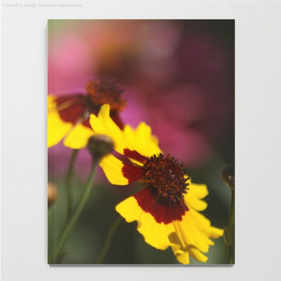 Colorful Daisy Flowers Notebook2.jpg